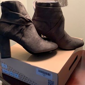 DbDk Fashion Olive Suede Bootie LAST CHANCE